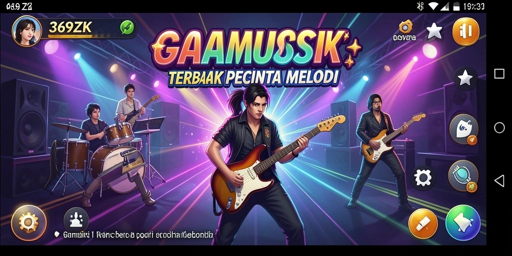 Tampilan screenshot gameplay 369ZK yang menampilkan keseruan bermain musik.