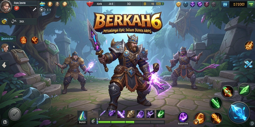 Screenshot gameplay <strong>BERKAH6</strong> menunjukkan aksi pertarungan yang mendebarkan.