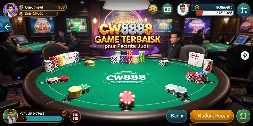 Gameplay seru Poker di CW8888 dengan grafis menawan.