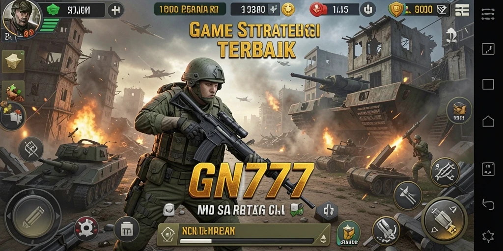 Tampilan antarmuka dan gameplay GN777 yang menarik untuk para penggemar SLG.