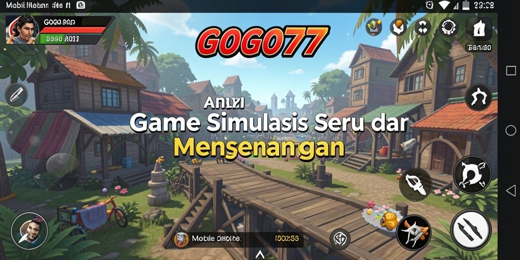 Tampilan menarik saat bermain GOGO77 dengan elemen simulasi.