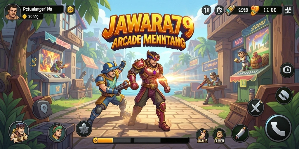 Tangkapan layar gameplay JAWARA79 yang penuh aksi dan tantangan.