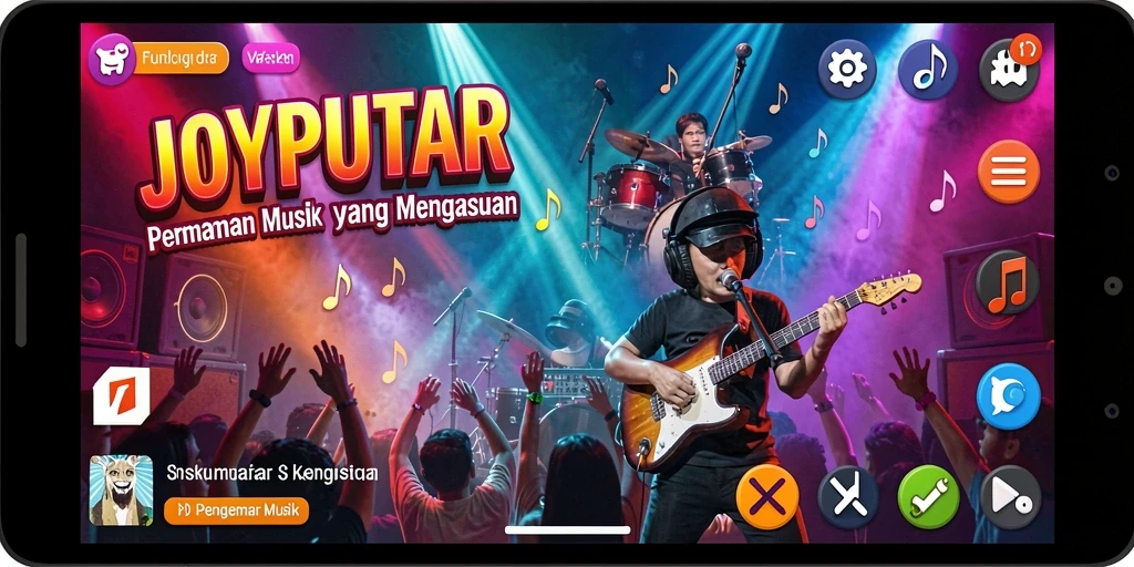 Tampilan gameplay JOYPUTAR yang interaktif dan menyenangkan.