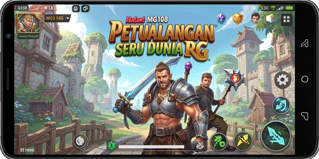 Screenshot MG108 menampilkan aksi seru dalam game RPG yang mendebarkan.