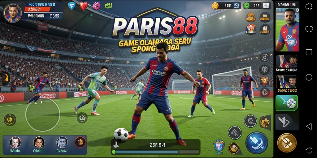 Tampilan luar biasa dari gameplay PARIS88 dalam pertandingan olahraga.