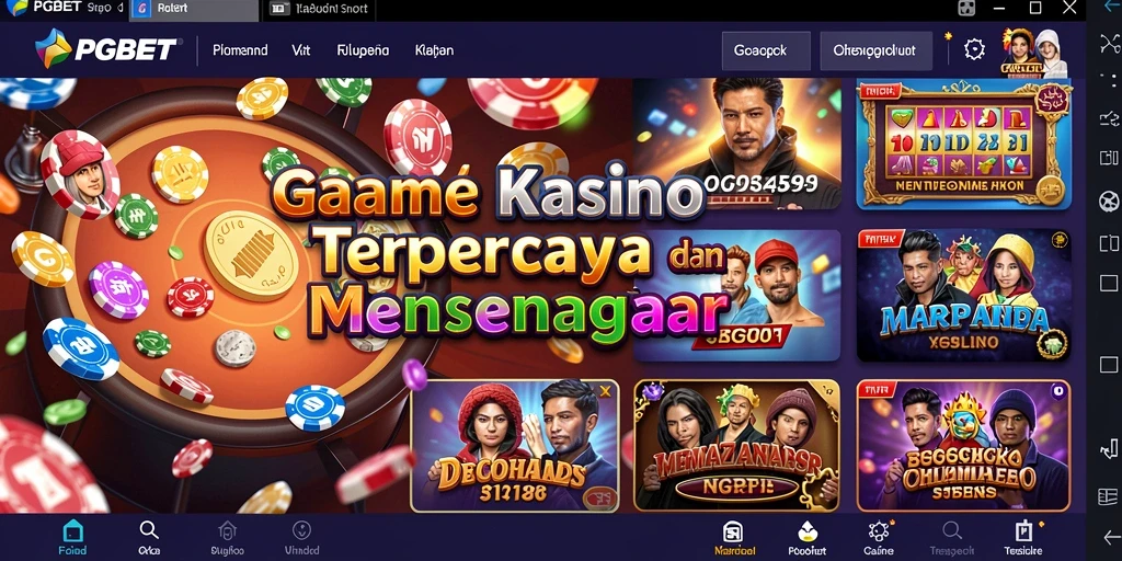 Gameplay kasino PGBET yang mengasyikkan dan menarik.