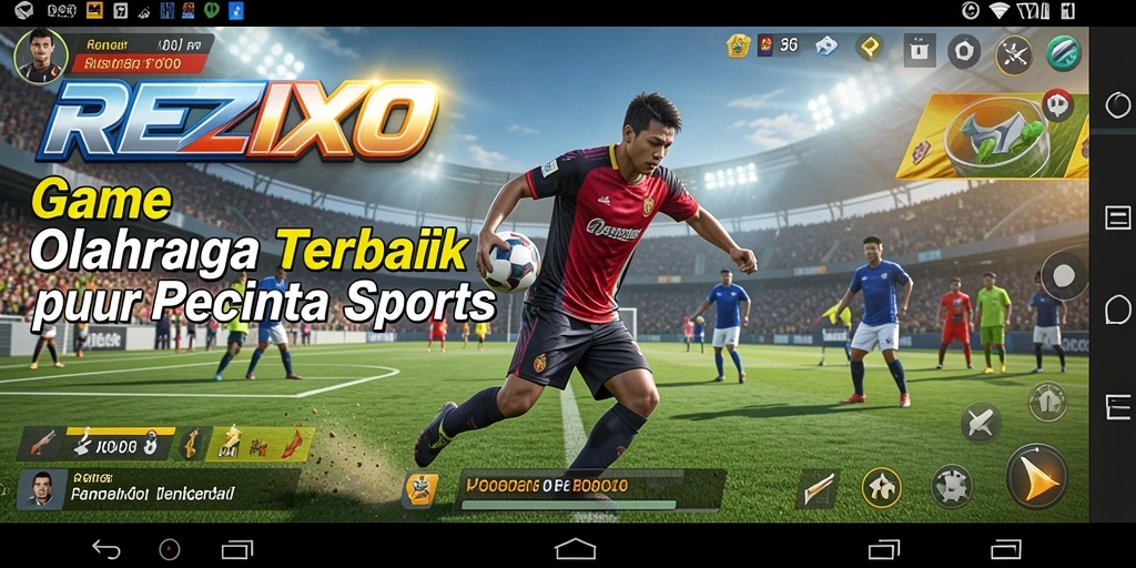 Menampilkan gameplay seru berbagai olahraga dalam REZIXO.