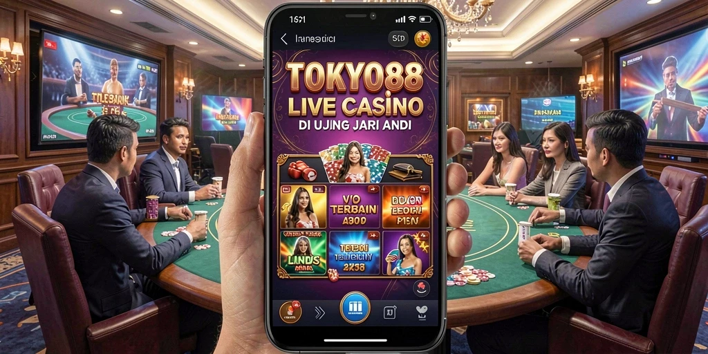 Screenshot gameplay Live Casino yang menarik dan interaktif dari TOKYO88.
