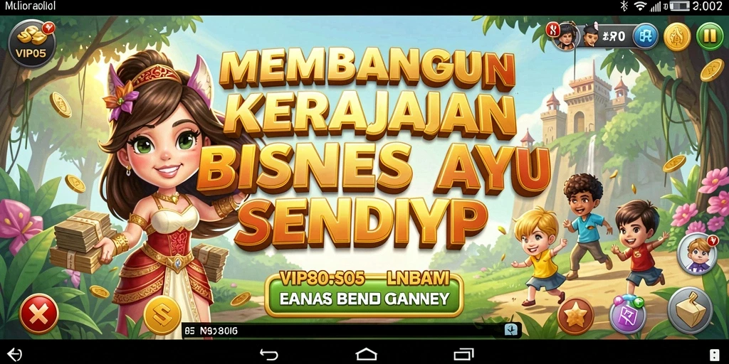 Screenshot gameplay VIP805 menampilkan aksi membangun bisnis yang seru.